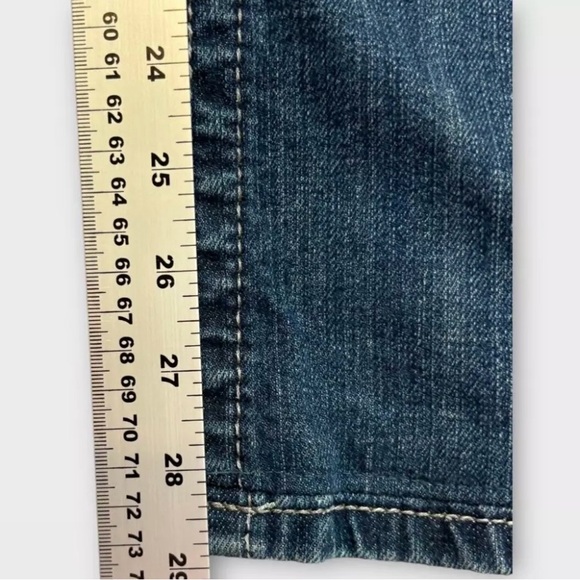 Miss Me Jeans Women 27 Bootcut Embellished Distressed Whiskering Bling NWT bling - Picture 12 of 16